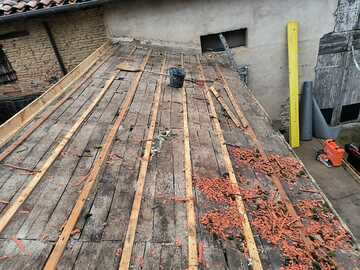 Réfection de toiture dans le vieux Gaillac