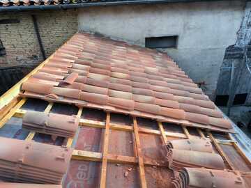 Réfection de toiture dans le vieux Gaillac