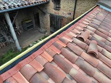 Réfection de toiture dans le vieux Gaillac