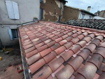 Réfection de toiture dans le vieux Gaillac