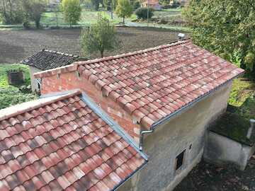 Réfection de charpente et couverture en tuiles médianes - Gaillac 