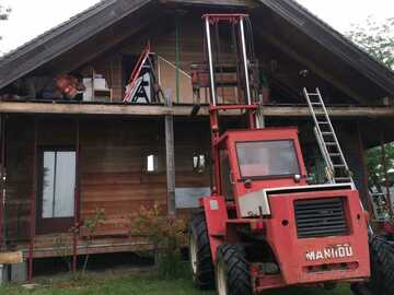 Remplacement poteaux sur terrasse bois à Cadalen