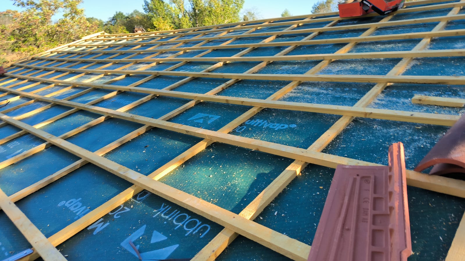 Réfection de charpente et couverture en tuiles médianes - Gaillac